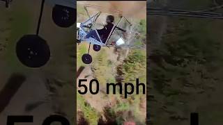 AirBike Ultralight Aircraft  Landing with airspeed readings [upl. by Nara]