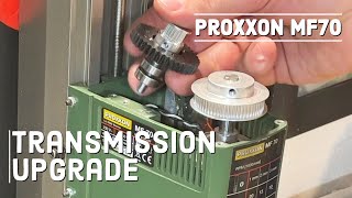 Proxxon MF70 modification High torque transmission Part 1 [upl. by Arlene223]