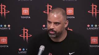 Ime Udoka after loss to Suns Senguns ejection [upl. by Ellwood]