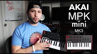 AKAI MPK mini MK3 Tutorial Beginners [upl. by York626]