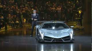 Lamborghini Veneno LIVE World Premiere 2013 Geneva Motor Show [upl. by Yeclek]