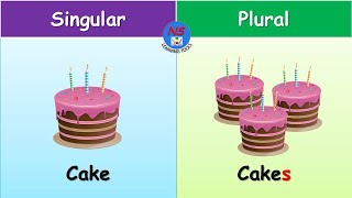 Singular amp Plural nouns list Singular amp Plural nouns for kids English Grammar 40 SingularPlural [upl. by Asyal]