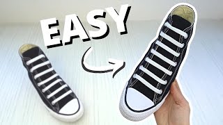 HOW TO BAR LACE CONVERSE EASY Way [upl. by Scarlet]