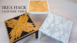 IKEA Hack LACK Side Table DIY [upl. by Nannie185]