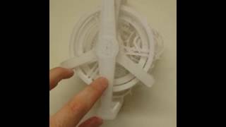 3d Printed Daniels Double Tourbillon Escapement [upl. by Alliuqal465]