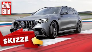 MercedesAMG E63 TModell 2024  PowerKombi Kommt so das AMG E 63 TModell  Skizze [upl. by Catherine250]