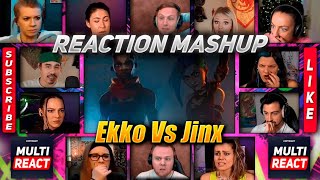 Ekko Vs Jinx Arcane Episode 7 Reaction Mashup [upl. by Barrington]