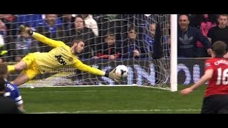 David De Gea Vs Everton 1314 Away HD 720p [upl. by Hitt72]