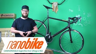 Cannondale SuperSix Evo Ultegra Di2 Rennrad Review  2017 [upl. by Bigler62]