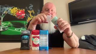 Mens Deodorant Review  Degree  Axe  Gillette  Old Spice [upl. by Odnarb707]