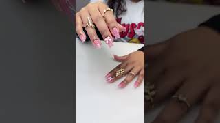 Pink nails 💕nails nailtech nailvlogger nailart nailinspo fy [upl. by Joy105]