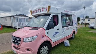 Berties Ice cream van at Haven CaisteronSea Holiday Park [upl. by Liw620]