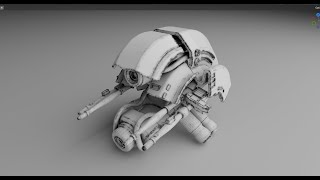 Make a Shell Robot in 1 hour  Grid Modeler  Simple Bend blender addon [upl. by Ttcos]