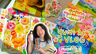 chatting about favorites packaging orders and sketchbooking [upl. by Ykciv870]