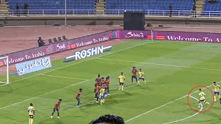 Cristiano Ronaldo Free kick Goal vs Al Feiha  Al nassr vs Al Feiha  Saudi pro league [upl. by Verge]