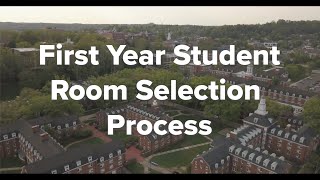 Housing and Residence Life First Year Student Room Selection 20252026 [upl. by Lytle]