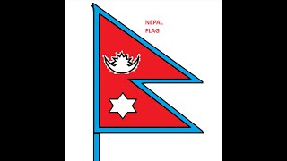 How to draw a NEPAL Flag [upl. by Matthieu]