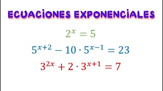 Ecuaciones Exponenciales [upl. by Brandi593]