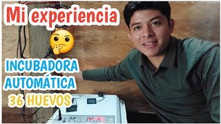 Mi experiencia🤔con la incubadora de 36🥚HUEVOS [upl. by Anitsuj]