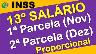 13º SALÁRIO PROPORCIONAL EM NOVEMBRO E DEZEMBRO 2024 [upl. by Lorianna864]