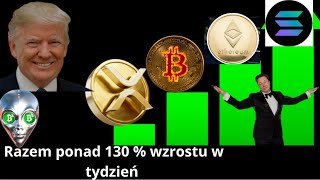 Dlaczego rynek krypto rośnie  Efekt Trampa  Btc  xrp  eth  sol  Wiadomości krypto [upl. by Aydan]