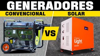 Generador Convencional vs Generador Solar I Lo Mejor [upl. by Narmis]