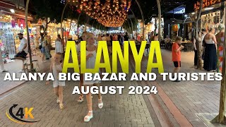 Alanya  Life and Walking in AlanyaAlanya Big bazar 2024 [upl. by Krissy822]