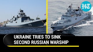 Ukraine targets second Russian warship Claims to hit ‘Admiral Makarov’ with Neptune missile [upl. by Eelyme438]