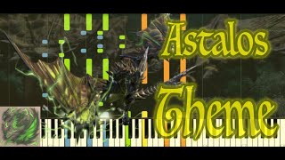 Astalos Theme MHGen Ultimate  Synthesia [upl. by Kreindler]