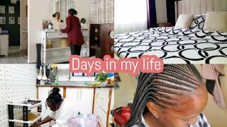 SPEND A FEW DAYS WITH ME CLEANING ORGANISINGMAKING BREAKFAST NEW HAIR vlog cooking cleaning [upl. by Reisman]