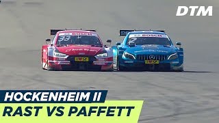 René Rasts Epic Battle for Place 1 vs Gary Paffett  DTM Hockenheim Final 2018 [upl. by Bohannon]