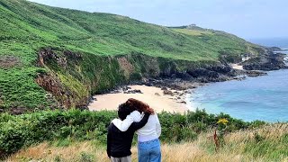 Beautiful Portheras Cove in Cornwall [upl. by Maryjo]