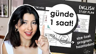 3 AYLIK İNGİLİZCE ÇALIŞMA PROGRAMI HAZIRLADIM 📚  Nereden Başlanır Kendi Kendine Evde İngilizce ✏️ [upl. by Nuahsor266]