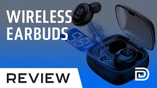 Bluetooth 50 Wireless Earbuds  Sports Headset with Charging Case  Builtin Mic IPX5 [upl. by Eadahs]