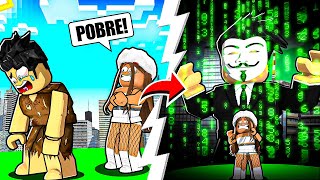 A MENINA RICA ME HUMILHOU e EU VIREI HACKER Brookhaven RP Roblox [upl. by Vinnie]