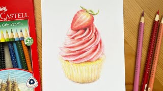 Draw with Faber Castell 12 colour Grip Pencils [upl. by Fasto]