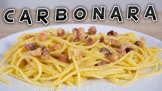 Makaron spaghetti CARBONARA  oryginalna receptura [upl. by Hayes]