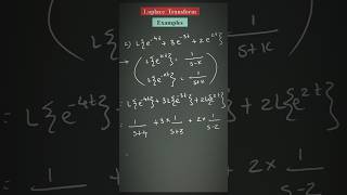 Laplace transform examples laplacetransformations engineeringmathematics [upl. by Felizio552]