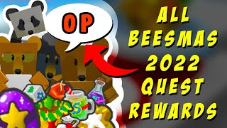 😲All BEESMAS 2022 Quest REWARDS UPDATE 11 in Bee Swarm Simulator Roblox [upl. by Elletnwahs]