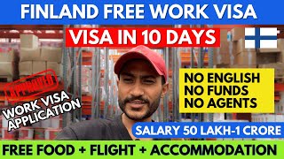 Get Finland free Work Permit Visa In Just 10 Days 2024  salary 5000€  What documents are required [upl. by Aivato]