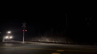 Night train on the Groveton branch  Vermont Rail System [upl. by Anim533]