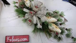 Vintage inspired Christmas Wreath Decor [upl. by Yeliw]