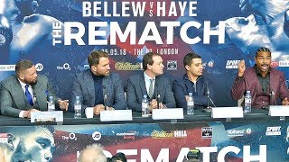 Tony Bellew vs David Haye Rematch PRESS CONFERENCE  Matchroom Boxing [upl. by Athalia]