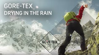 GORETEX Products Test 4 Drying in the rain  fourth webisode of quotThe Promisequot [upl. by Hum332]