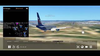 B777300ER Seoul AFBamp Inchon INTL Airport Landing practice3 [upl. by Aisor]