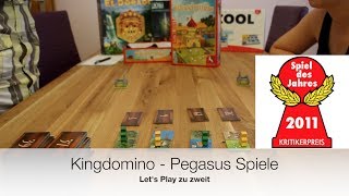 Lets play  Kingdomino  Benny vs Mareike Spiel des Jahres 2017 [upl. by Lisbeth]