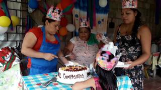 🍰🎈Gracias a Niña Paula Vera por el Pastel Feliz Cumpleaños Mama Berta🎈🍰 El salvador 4x4 [upl. by Leehar742]