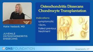 Juvenile Osteochondritis Dissecans Injuries of the Knee [upl. by Aelak652]