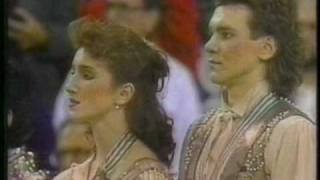 Profile on The Duchesnays FRA  Klimova amp Ponomarenko URS  1991 Worlds Free Dance [upl. by Martinson]