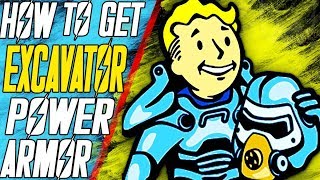 HOW TO GET EXCAVATOR POWER ARMOR IN FALLOUT 76  FALLOUT 76 POWER ARMOR LOCATIONS [upl. by Etnauq]